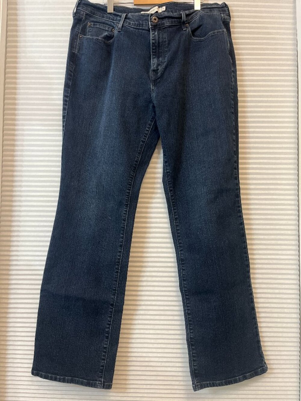 Levi's 505 Straight Leg Jeans Women's Size 16 Dark Wash